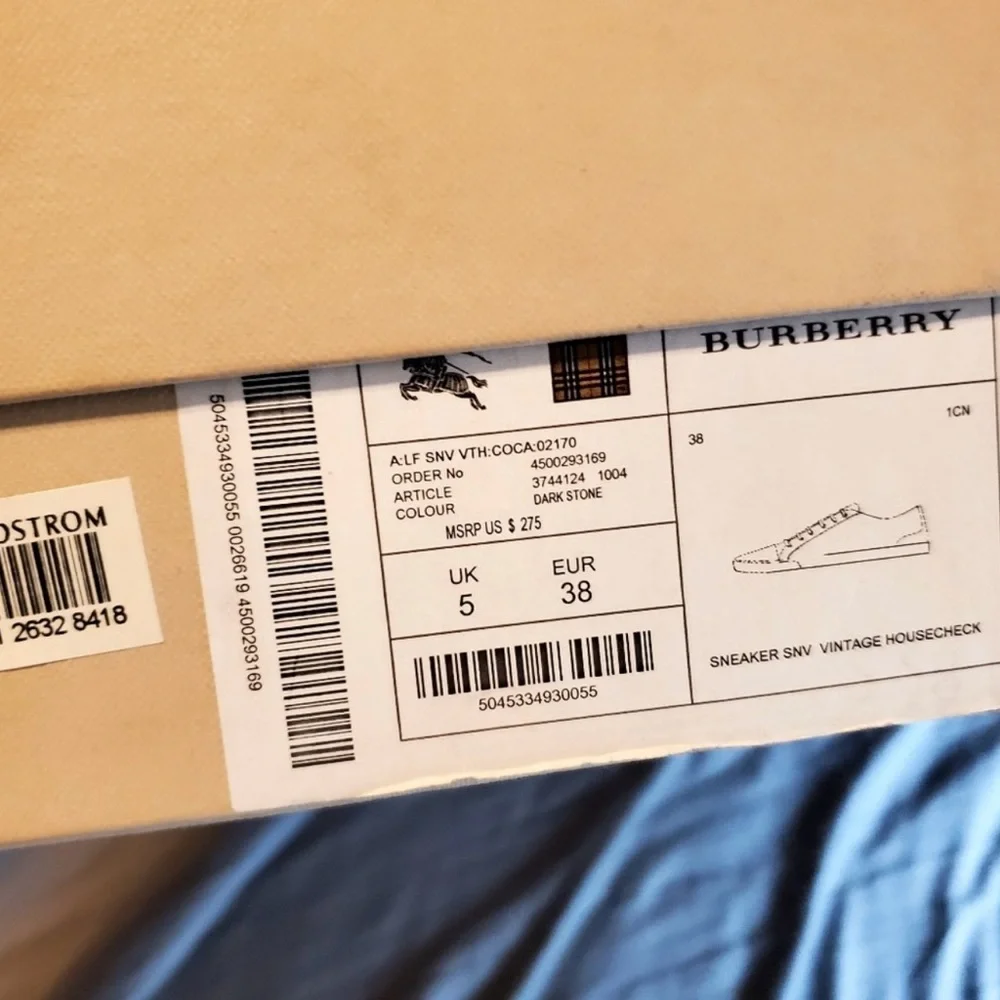 Burberry Vintage Housecheck Sneakers - Picture 6 of 7
